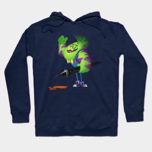 "Ike" The Brush Monster 02 Hoodie